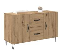 vidaXL Credenza Rovere artigianale 100 x 36 x 60 cm Legno multistrato
