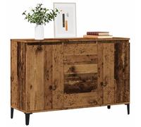 vidaXL Credenza Legno Antico 102x35x70 cm in Legno Multistrato, Mobile per Libri, libreria, Mobile portaoggetti, armadietto, portaoggetti