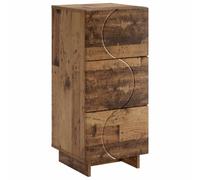 vidaXL Credenza Legno antico 33,5 x 34,5 x 75 cm Legno ingegnerizzato