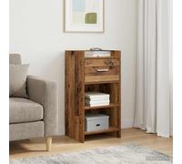 vidaXL Credenza in legno invecchiato, 40 x 36 x 80 cm, in legno di ingegneria,