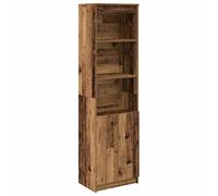 vidaXL Credenza Legno Antico 50x35x180 cm in Legno Multistrato, mobile, mobiletto laterale, mobiletto portaoggetti alto, mobiletto portaoggetti