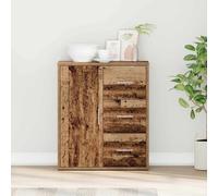 vidaXL Credenza Legno antico 60 x 31 x 70 cm Legno multistrato