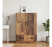 vidaXL Credenza Legno antico 66 x 34,5 x 92 cm Legno ingegnerizzato, Credenza elegante, buffet moderno, soluzione storage ampia, mensola stilosa, mobile rettangolare per sala da pranzo