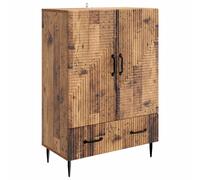 vidaXL Credenza Legno antico 66 x 34,5 x 95 cm Legno ingegnerizzato, Spazio di archiviazione per soggiorno, sideboard vintage, elegante armadietto da interno, pezzo moderno funzionale