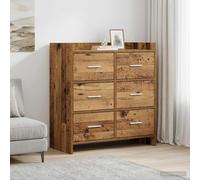 vidaXL Credenza Legno antico 75 x 33 x 80 cm Legno ingegnerizzato