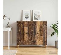 vidaXL Credenza Legno antico 89 x 34,5 x 80 cm Legno ingegnerizzato