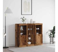 vidaXL Credenza Legno vecchio 123 x 37 x 100 cm Legno multistrato