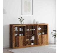 vidaXL Credenza Legno vecchio 181.5 x 37 x 100 cm Legno multistrato
