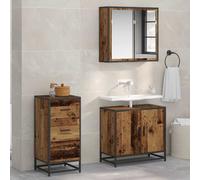 vidaXL Credenza Legno vecchio 35.5 x 35 x 76 cm