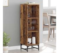 vidaXL Credenza Legno vecchio 35 x 37 x 117 cm Legno multistrato