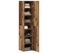 vidaXL Credenza Legno vecchio 40 x 42,5 x 185 cm | Questo highboard dal design rustico rende qualsiasi sala da pranzo o soggiorno più bello, Ha due ripiani e due porte,