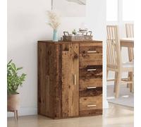 vidaXL Credenza Legno vecchio 59 x 39 x 80 cm Legno multistrato