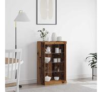 vidaXL Credenza Legno vecchio 60.5 x 37 x 100 cm Legno multistrato