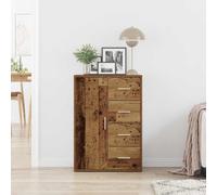vidaXL Credenza Legno vecchio 60 x 31 x 84 cm Legno ingegnerizzato