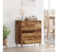 vidaXL Credenza Legno vecchio 60 x 35 x 70 cm Legno multistrato