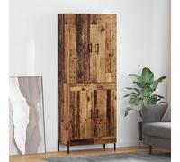 vidaXL Credenza Legno vecchio 69,5 x 34 x 180 cm Legno ingegnerizzato
