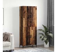 vidaXL Credenza Legno vecchio 69,5 x 34 x 180 cm Legno ingegnerizzato