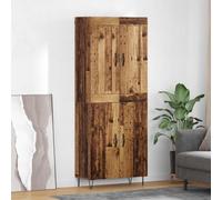 vidaXL Credenza Legno vecchio 69,5 x 34 x 180 cm Legno multistrato