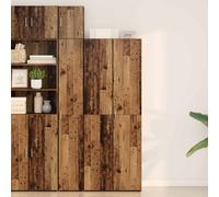vidaXL Credenza Legno Vecchio 70 x 42.5 x 185 cm Legno Multistrato, Armadio in Legno alla Moda, portaoggetti Rettangolare, Elegante Soluzione per la casa, Perfetto per l'organizzazione