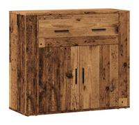 vidaXL Credenza Legno Vecchio 80x33x70 cm in Truciolato, credenza in Legno, armadietto Laterale, Madia, armadietto in Legno, armadietto