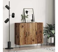 vidaXL Credenza Legno vecchio 90 x 32,5 x 80 cm Legno multistrato