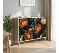 vidaXL Credenza LOCHEM Sonoma 102 x 33 x 75 cm Legno ingegnerizzato, Mobile laterale rettangolare moderno, unità di stoccaggio elegante per soggiorno e sala da pranzo, soluzione funzionale