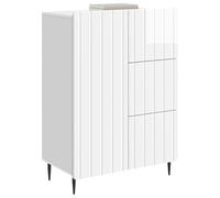 vidaXL Credenza lucida 66 x 34,5 x 91,5 cm Legno di Ingegneria