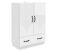 vidaXL Credenza lucida 66 x 34,5 x 92 cm Legno di Ingegneria