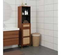 vidaXL Credenza Marrone 38 x 33,5 x 160 cm Legno di mango massello