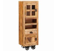 vidaXL Credenza Marrone 40 x 30 x 120,5 cm legno massello di mango