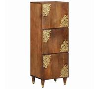 vidaXL Credenza Marrone 40 x 33.5 x 110 cm Legno massello di mango