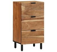 vidaXL Credenza Marrone 40 x 33 x 75 cm Legno massello di acacia