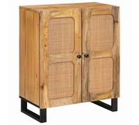 vidaXL Credenza Marrone 60 x 33 x 75 cm Legno di mango massello