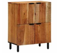 vidaXL Credenza Marrone 60 x 33 x 75 cm Legno massello di acacia