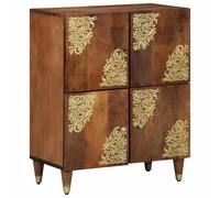 vidaXL Credenza Marrone 60 x 33 x 75 cm Legno massello di mango