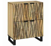 vidaXL Credenza Marrone 60 x 33 x 75 cm legno massello di mango