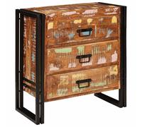 vidaXL Credenza Marrone 66 x 33 x 70 cm Legno massello riciclato