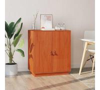 vidaXL Credenza Marrone Cera 65,5 x 40 x 75 cm Legno di pino massiccio