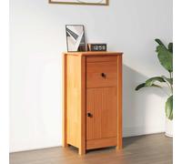 vidaXL Credenza Marrone cerato 39 x 34,5 x 80 cm Pino massello