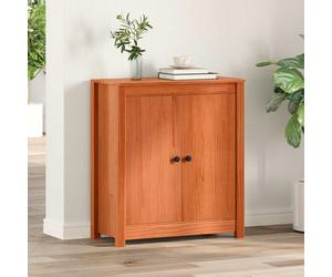 vidaXL Credenza Marrone cerato 70 x 35 x 80 cm Pino massello