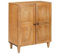 vidaXL Credenza Marrone chiaro 60 x 33 x 75 cm legno massello di mango