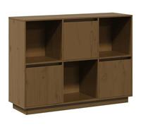 VIDAXL - Credenza Miele 110,5x35x80 Cm In Legno Massello Di Pino