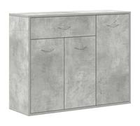 vidaXL Credenza Grigio Cemento 88x30x70 cm in Legno Multistrato