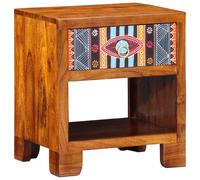 vidaXL Credenza Multicolore 40 x 35 x 45 cm legno massello di acacia