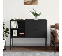 vidaXL Credenza Nera 100x40x79,5 cm in Legno Multistrato