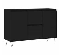 vidaXL Credenza Nera 101,5x35x70 cm in Legno Multistrato