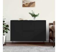 vidaXL Credenza Nera 101,5x35x70 cm in Legno Multistrato