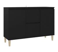 VIDAXL - Credenza Nera 101x35x70 cm in Legno Multistrato