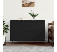 VidaXL Credenza Nera 104x35x70 cm in Legno Multistrato