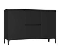 vidaXL Credenza Nera 104x35x70 cm in Truciolato